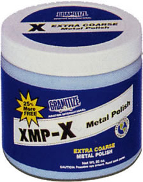 GRANITIZE™ Aviation XMP-X Extra Coarse Coarse Scratches Metal Polish - 20 oz Plastic Jar - 12/Case