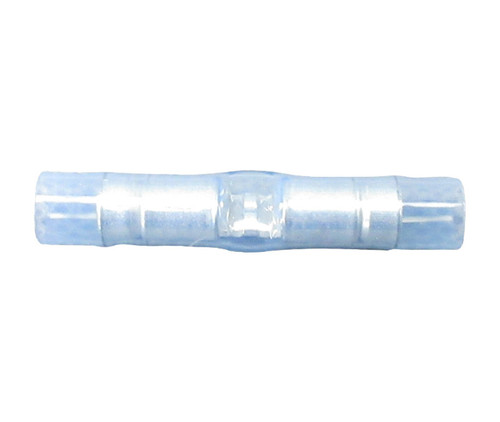 TE Connectivity 320562 Blue Butt Splice Terminal 14-16AWG 32.13mm Tin - 50/Pack