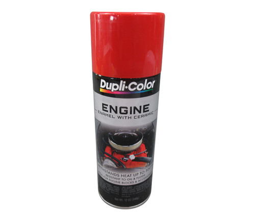 DUPLI-COLOR® DE1632 Chrysler Red Engine Enamel Paint with CERAMIC™ - 340 Gram (12 oz) Aerosol Can