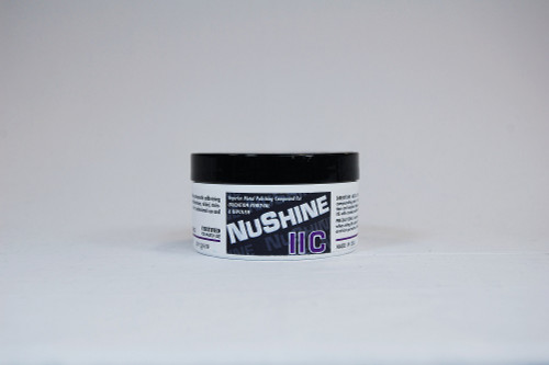 Nuvite® Nushine II® Grade C Oxidation Removal & Re-Polish Metal Polishing Compound - 1/2 lb Jar