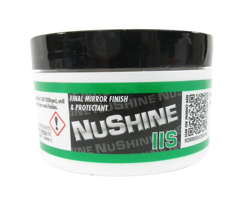 Nuvite® Nushine II® Grade S Final Finish Only Aircraft Metal and Paint Polish - 1/4 lb Jar