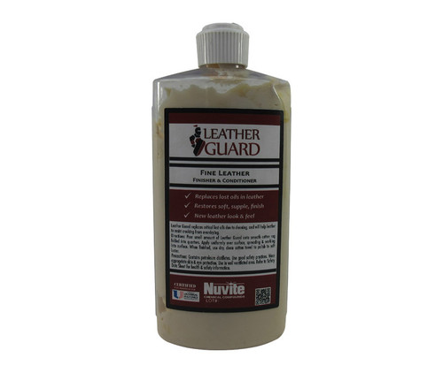 Nuvite® Leather Guard Aircraft Fine Leather Conditioner, Cleaner & Finisher - Pint Bottle Nuvite® Leather Guard Aircraft Fine Leather Conditioner, Cleaner & Finisher - Pint Bottle