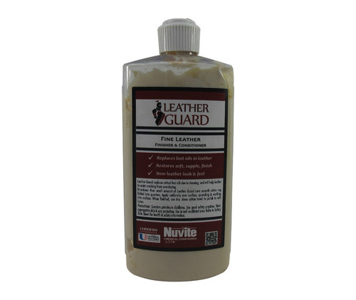 Nuvite® Leather Guard Aircraft Fine Leather Conditioner, Cleaner & Finisher - Pint Bottle