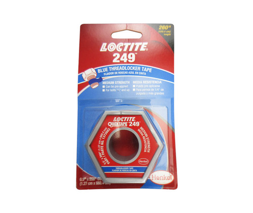 Henkel 1372603 LOCTITE® 249™ Blue Medium-Strength Acrylic Film Threadlocker - 1.27 cm x 650.4 cm (0.5" x 260") Roll - 10 Each