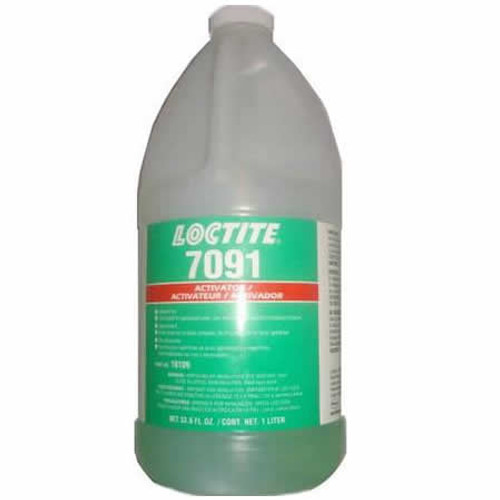 Henkel 18109 LOCTITE® SF 7091™ Blue Solvent Free Activator - Liter (33.8 oz) Bottle - 4 Each