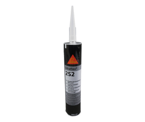 Sikaflex®-252 White Polyurethane Assembly Adhesive - 300 mL Cartridge - 24 Each