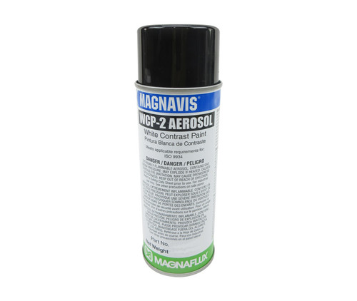 MAGNAFLUX® 01-2250-78 MAGNAVIS® WCP-2 White Contrast Paint - 16 oz Aerosol Can - 12 Each