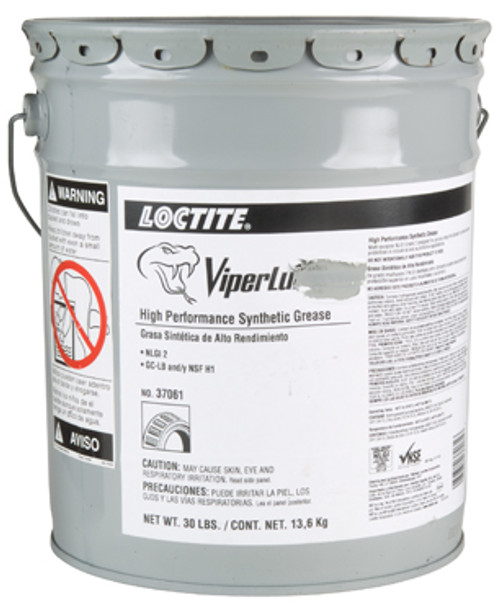Henkel 37061 LOCTITE® LB 8304™ VIPERLUBE® High-Performance Synthetic Grease - 13.6 Kg (30 lb) Steel Pail Henkel 37061 LOCTITE® LB 8304™ VIPERLUBE® High-Performance Synthetic Grease - 13.6 Kg (30 lb) Steel Pail