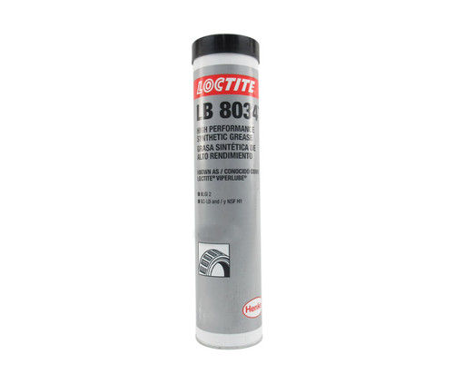 Henkel 36782 LOCTITE® LB 8034™ VIPERLUBE® High-Performance Synthetic Grease - 400 Gram (14.1 oz) Cartridge Henkel 36782 LOCTITE® LB 8034™ VIPERLUBE® High-Performance Synthetic Grease - 400 Gram (14.1 oz) Cartridge