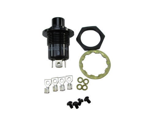 Military Standard MS25089-3C Black Switch, Push - 10/Pack