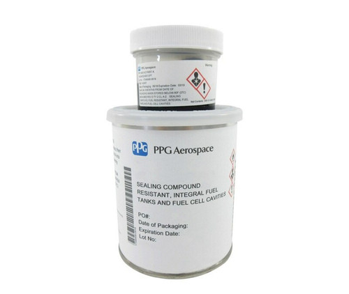 PPG® PR-2701 Black PRC Standard Spec General-Purpose Elastomeric Adhesive - 20 oz Kit - 16/Pack