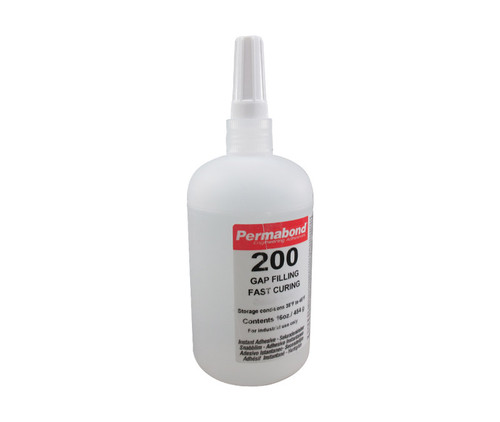 Permabond® 200 Clear Cyanoacrylate Adhesive - 1 lb Bottle Permabond® 200 Clear Cyanoacrylate Adhesive - 1 lb Bottle