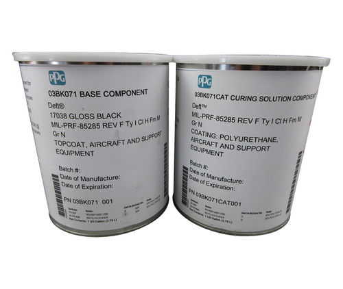 PPG Deft 03BK071 FS#17038 Polyurethane Topcoat - 2 Gal.