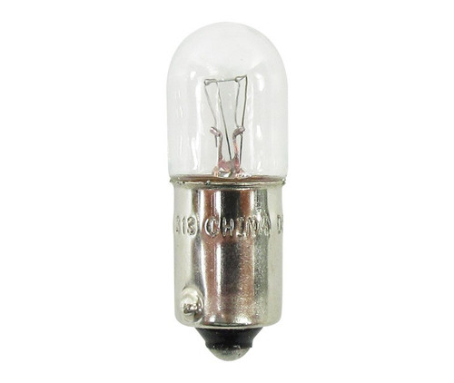 GE Lighting 313 T3-1/4 28-Volt / 5-Watt BA9s Lamp, Incandescent - 10/Pack