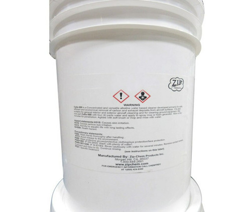 Zip-Chem® 001992 Calla® 301A Lemon Environmentally Friendly Heavy-Duty Aircraft Interior Cleaner - 5 Gallon Pail