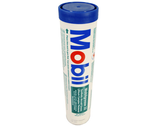 Mobilgrease™ 33 Blue-Green BMS 3-33B, Type 1 Spec Synthetic Aircraft Grease - 13.4 oz Cartridge Mobilgrease™ 33 Blue-Green BMS 3-33B, Type 1 Spec Synthetic Aircraft Grease - 13.4 oz Cartridge