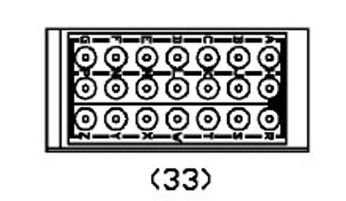 Military Specification M81714/17-D33 Terminal Junction Block