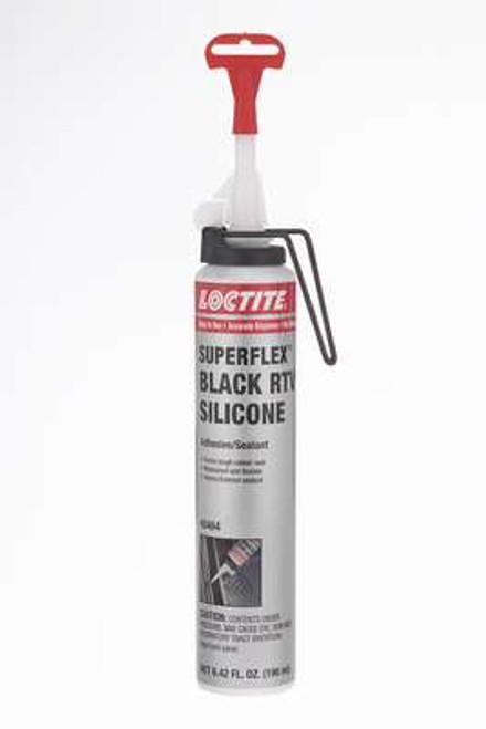 Henkel 40464 LOCTITE® SI 593™ SUPERFLEX® Black RTV Silicone Adhesive Sealant - 190 mL (6.42 oz) Aerosol Can