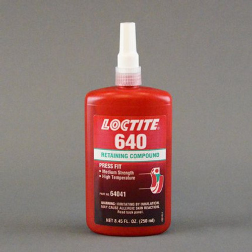 Henkel 64041 LOCTITE® 640™ Green High-Strength Press Fit Retaining Compound - 250 mL (8.45 oz) Bottle