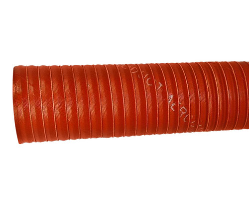 AERODUCT® SCEET20 Red 5" Steel Wire Reinforced Air Duct - 11-Foot Length