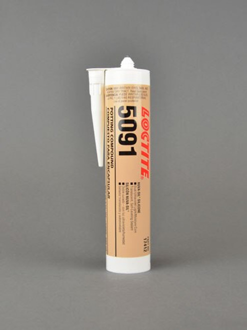 Henkel 17412 LOCTITE® SI 5091™ Nuva-Sil Silicone Light Cure Potting Compound - 300 mL (10.15 oz) Cartridge