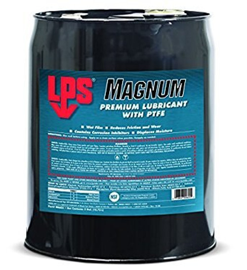 LPS® 00605 Magnum Brown PTFE Teflon™ Premium Lubricant - 5 Gallon Pail