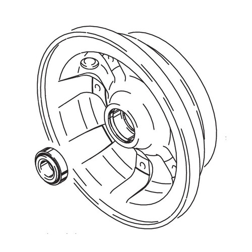 Cleveland Wheel & Brake 162-09100 Outer Wheel Half Assembly