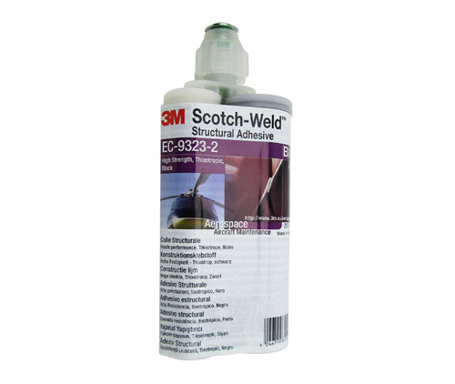 3M™ FS-9100-3991-6 Scotch-Weld™ EC-9323-2 B/A Black Two-Part Structural Adhesive - 200 mL Duo-Pak