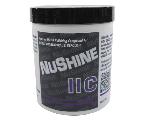 Nuvite PC22061LB Nushine II Grade C Oxidation Removal & Repolish Metal Polishing Compound - 1 lb Jar