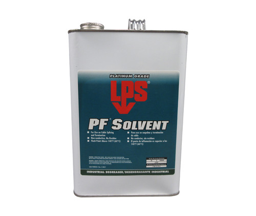 LPS® 61401 PF Solvent Clear/White Penetrating Degreaser - Gallon Can