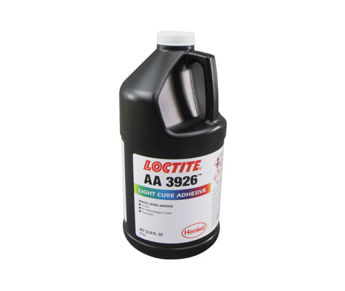 Henkel 36493 LOCTITE® AA 3926™ Clear High-Viscosity Acrylic Adhesive - Liter (33.8 oz) Bottle