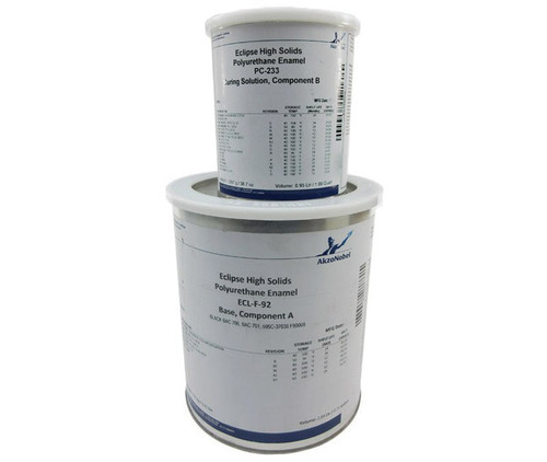 AkzoNobel Eclipse® ECL-F-92/PC-233 Flat Black BAC701 BMS10-60 Type I & II Class B Grade D Spec Polyurethane Enamel Topcoat - Gallon Kit AkzoNobel Eclipse® ECL-F-92/PC-233 Flat Black BAC701 BMS10-60 Type I & II Class B Grade D Spec Polyurethane Enamel Topcoat - Gallon Kit