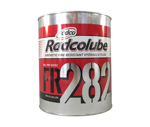 RADCOLUBE® FR282 Red MIL-PRF-83282D(1) Spec Fire-Resistant Synthetic Low Temperature Hydraulic Fluid - Gallon Can