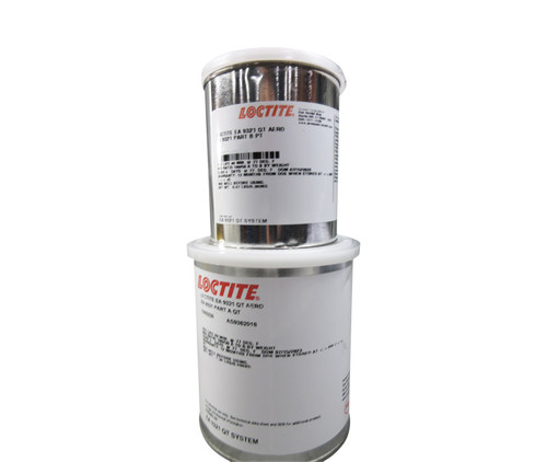 Henkel LOCTITE® AERO EA 9321™ Gray High-Temperature Filled Epoxy Paste Adhesive - Quart Kit