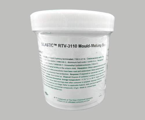 DOW® SILASTIC™ RTV-3110 Off-White Mold-Making Base - 453 Gram (16 oz) Jar