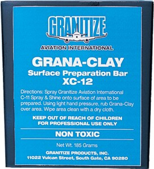 GRANITIZE™ Aviation XC12-LT Light Blue Light-Duty Surface Preparation Grana-Clay Bar