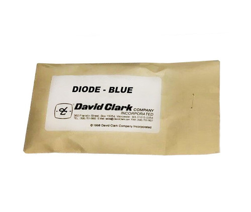 David Clark 13202P-18 Diode Light Emitting Blue Color