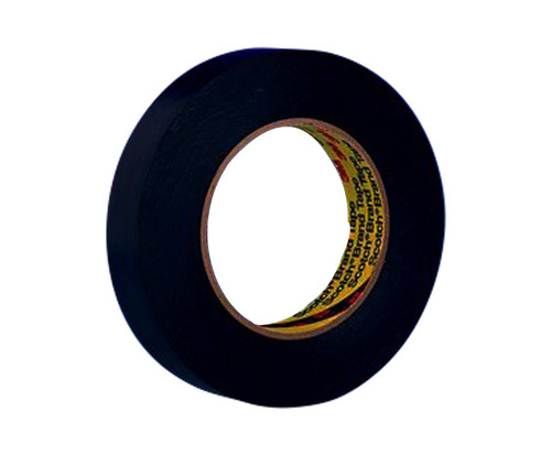 3M™ 021200-03153 Scotch® 472 Black 10.4 Mil Vinyl Tape - 3" x 36 Yard Roll