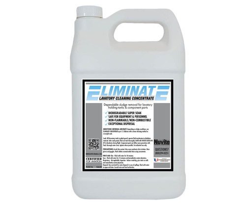 Nuvite® Eliminate Aircraft Lavatory Cleaning Concentrate - Quart Bottle Nuvite® Eliminate Aircraft Lavatory Cleaning Concentrate - Quart Bottle