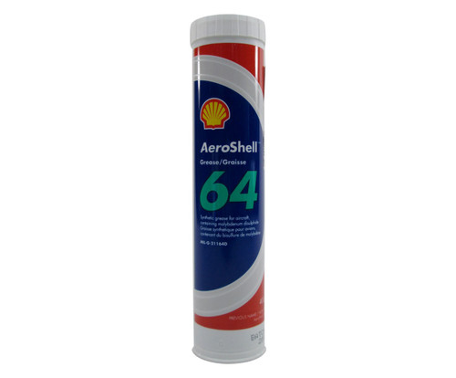 AeroShell™ Grease 64 Extreme Pressure Synthetic Molybdenum Disulphide Aircraft Grease - 14.1 oz Cartridge