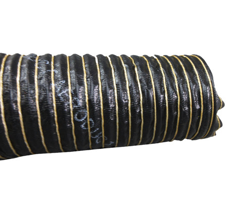 AERODUCT® CAT12 Black 3" Steel Wire Reinforced Air Duct - 10-Foot Length