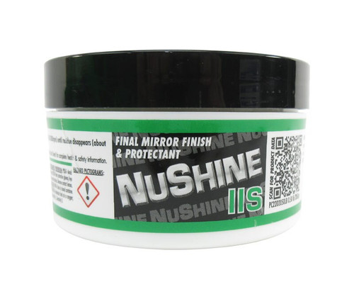 Nuvite® Nushine II® Grade S Final Finish Only Aircraft Metal and Paint Polish - 1/2 lb Jar Nuvite® Nushine II® Grade S Final Finish Only Aircraft Metal and Paint Polish - 1/2 lb Jar