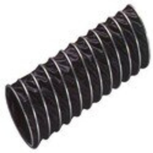 AERODUCT® CEET18 Black 4-1/2" Reinforced Neoprene Rubber Ducting - 10-Foot Length