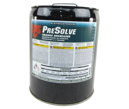 LPS® 01405 PreSolve Off-White Orange Degreaser - 5 Gallon Pail