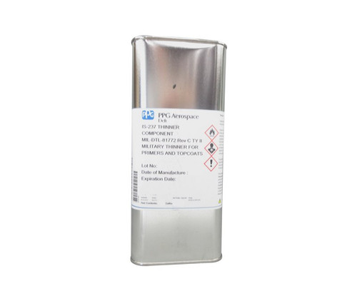 PPG® Deft® IS-237 Clear MIL-T-81772 Type II Spec Epoxy Thinner - Gallon Can PPG® Deft® IS-237 Clear MIL-T-81772 Type II Spec Epoxy Thinner - Gallon Can