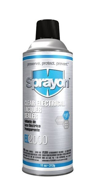 Sprayon® EL™2000 Clear Electrical Lacquer Sealer - 312 Gram (11 oz) Aerosol Can