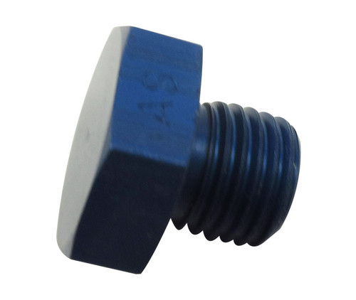 SAE Aerospace Standard AS5169D04 Aluminum Plug, Machine Thread