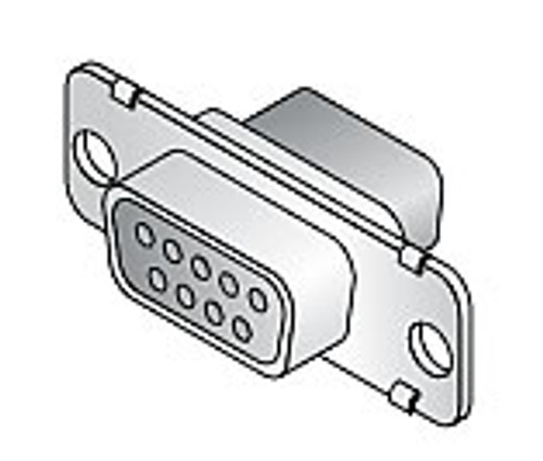 TE Connectivity 205205-7 Conn D-Subminiature SKT 15 POS Crimp ST Panel Mount 15 Terminal 1 Port - 5/Pack