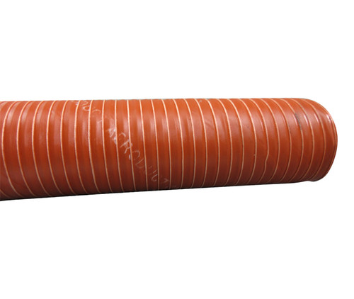 AERODUCT® SCEET13 Red 3-1/4" Steel Wire Reinforced Air Duct - 11-Foot Length