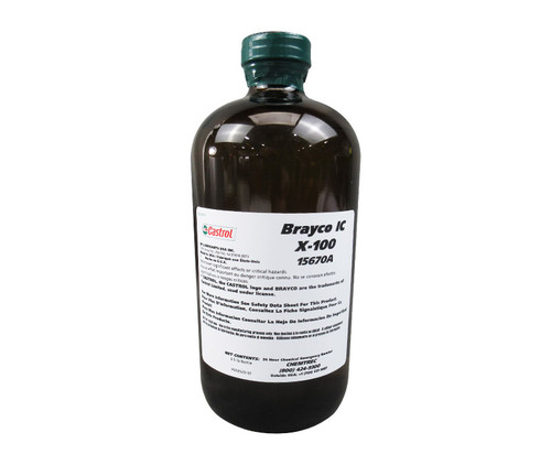 Castrol® Brayco™ IC X-100 Clear Non-Flammable Solvent - 3.5 lb Glass Bottle